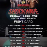 Сегодня в Атланте состоятся 4 боя по муайтай в рамках турнира Bangkok Fight Night