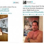 Кличко и Шварцнеггер обменялись фотками в твиттере